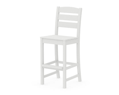 POLYWOOD Lakeside Bar Side Chair in White