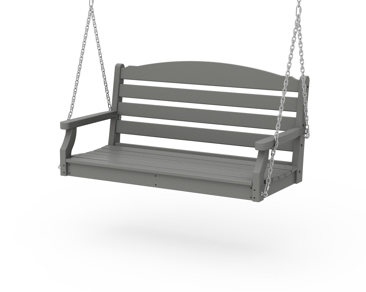 POLYWOOD Savannah 48" Swing in Slate Grey