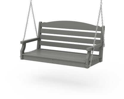 POLYWOOD Savannah 48" Swing in Slate Grey
