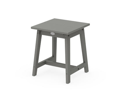 POLYWOOD Studio Side Table in Slate Grey
