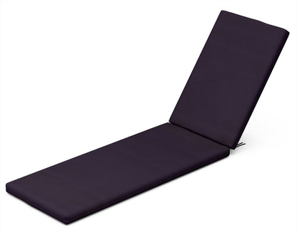 POLYWOOD Chaise Seat/Back Pad in Navy Linen