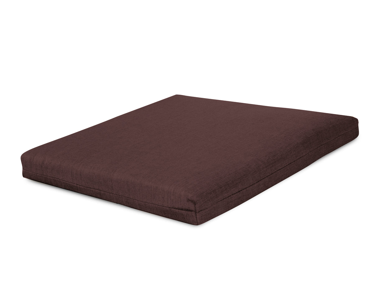 POLYWOOD Standard Seat Cushion 17.25"D x 19.25"W x 2.5"H in Cast Currant