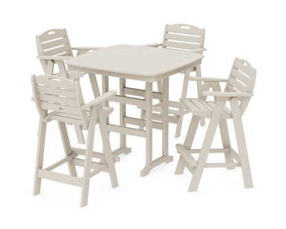 POLYWOOD Nautical 5-Piece Bar Set in Sand