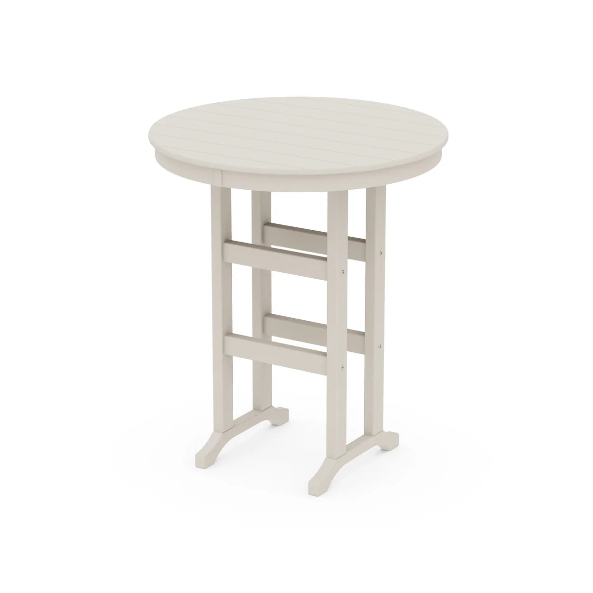 POLYWOOD 36" Round Farmhouse Bar Table
