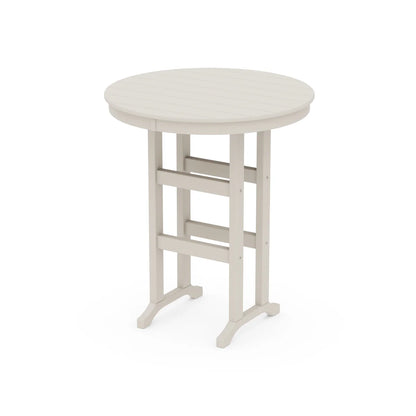 POLYWOOD 36" Round Farmhouse Bar Table