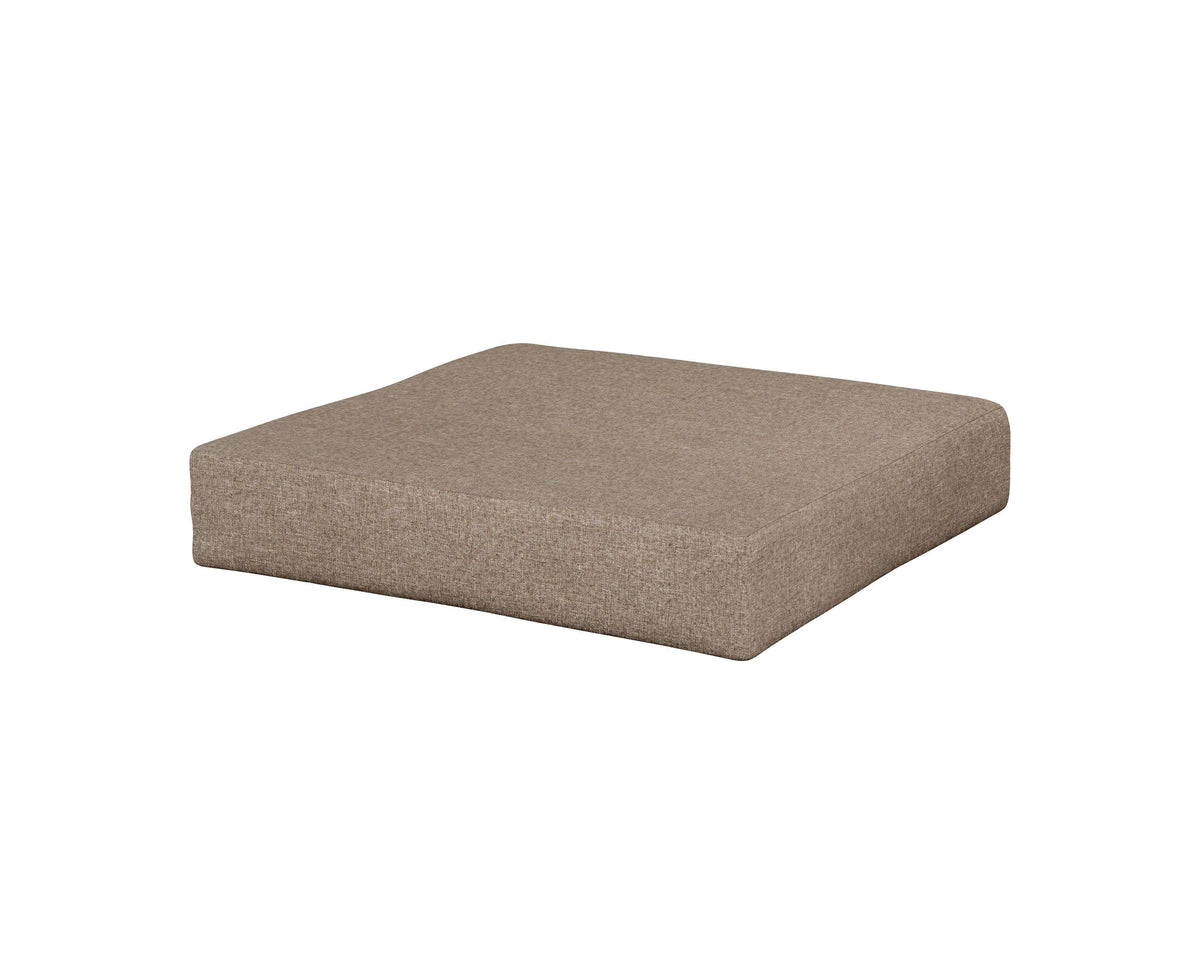 POLYWOOD Vineyard Ottoman Cushion in Spiced Burlap