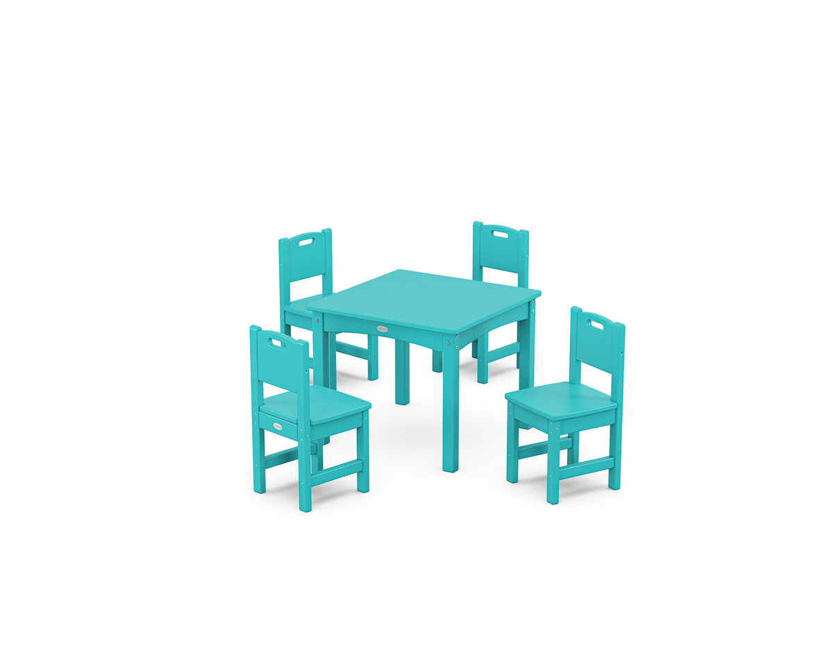 POLYWOOD Toddler 5-Piece Dining Set in Aruba