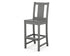 POLYWOOD Prairie Bar Side Chair in Slate Grey
