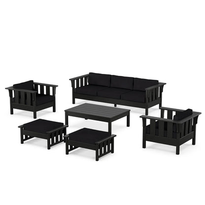 POLYWOOD Acadia 6-Piece Lounge Sofa Set