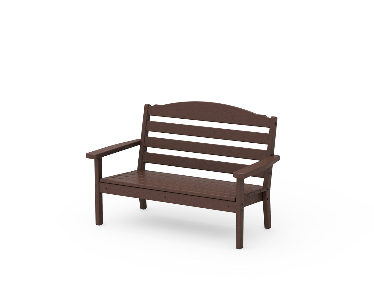 POLYWOOD Savannah Kids Bench in Mahogany