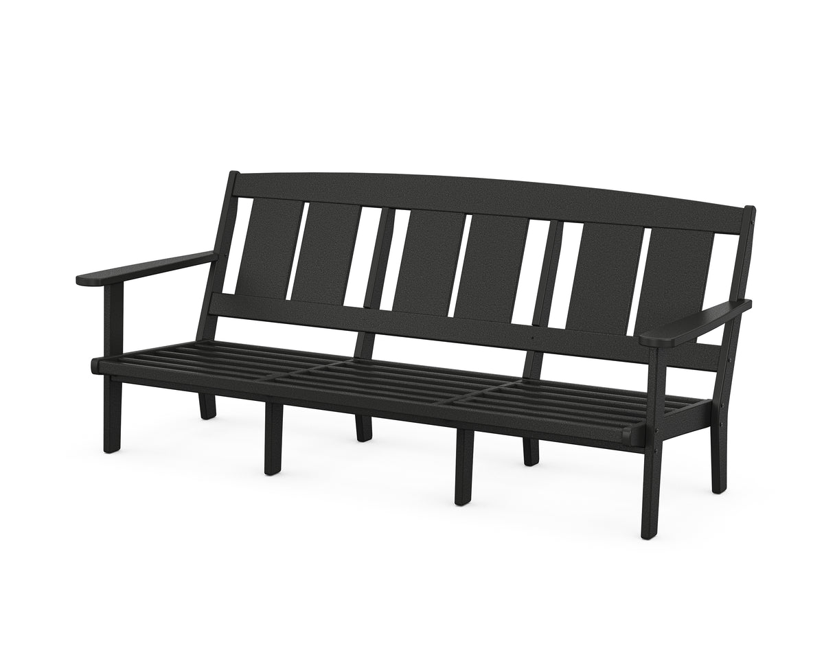 POLYWOOD Mission Deep Seating Sofa Frame in Black