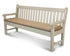 POLYWOOD Rockford 72" Bench with Seat Cushion in Sand / Sesame