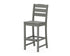 POLYWOOD Lakeside Bar Side Chair in Slate Grey