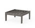 POLYWOOD Braxton Deep Seating Ottoman Frame in Driftwood