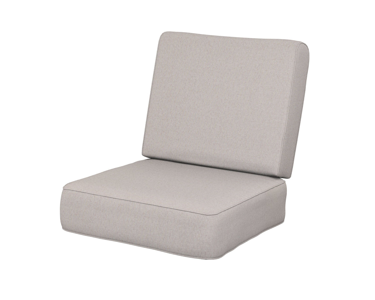 POLYWOOD Ateeva Harbour Seat and Back Cushion in Dune Burlap