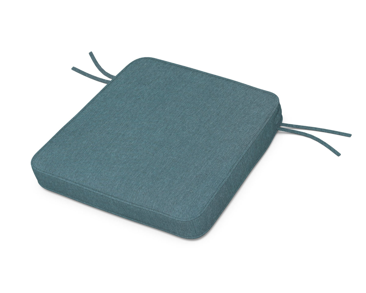 POLYWOOD Acadia Dining Arm Seat Cushion in Ocean Teal