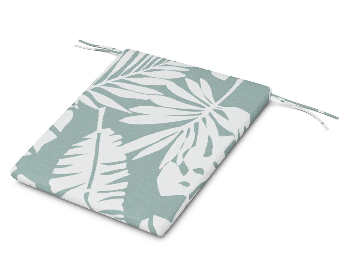 POLYWOOD AL100 Seat Pad in Leaf Glacier Spa