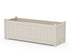 POLYWOOD Vineyard Large Rectangle Triple Planter Box in Sand