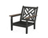 POLYWOOD Chippendale Deep Seating Chair Frame in Black / Kona