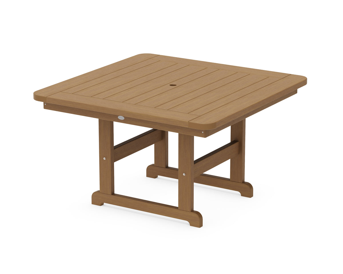 POLYWOOD Park 48" Square Table in Natural