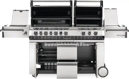 Prestige PRO™ 825 RSBI Large Gas Grill with Power Side Burner, Infrared Rear &amp; Bottom Burners. - Casual Furniture World