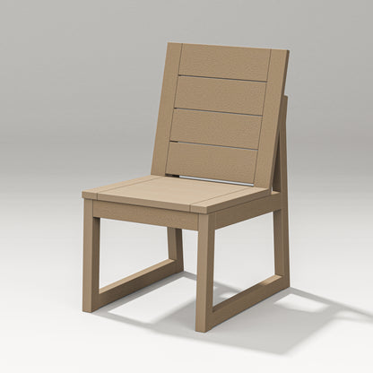POLYWOOD Elevate Dining Side Chair in Vintage Sahara