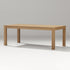 Wooden table on a plain background
