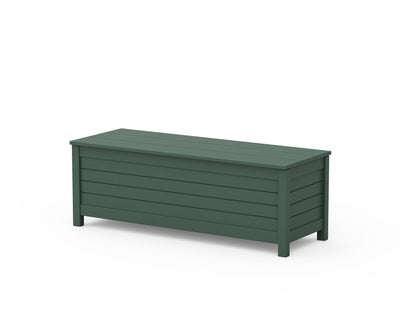POLYWOOD Nautical 48" Storage Bench in Green
