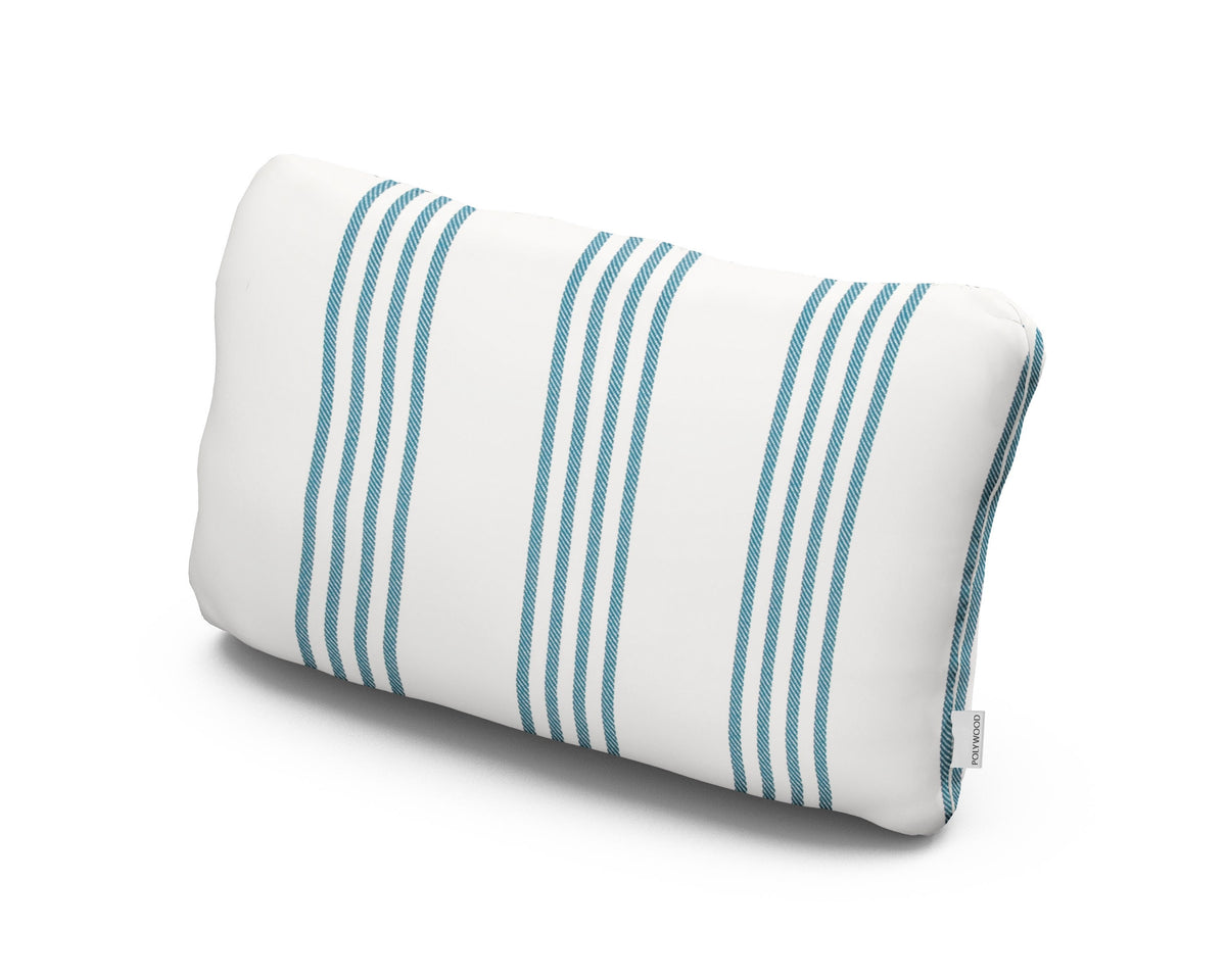 POLYWOOD Outdoor Lumbar Pillow in Shade Lagoon