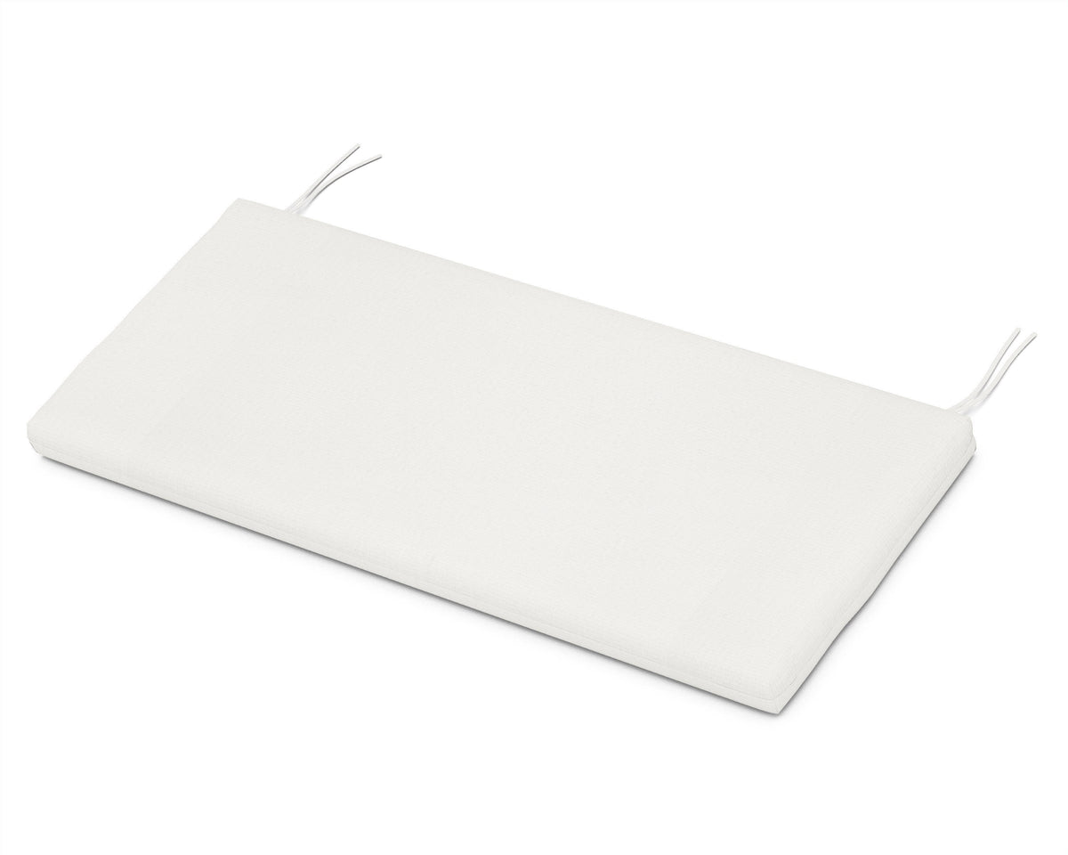 POLYWOOD Bench Seat Cushion - 17.5"D x 45.5"W x 2.5"H in Natural Linen