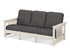 POLYWOOD Club Mission Sofa in Sand / Ash Charcoal