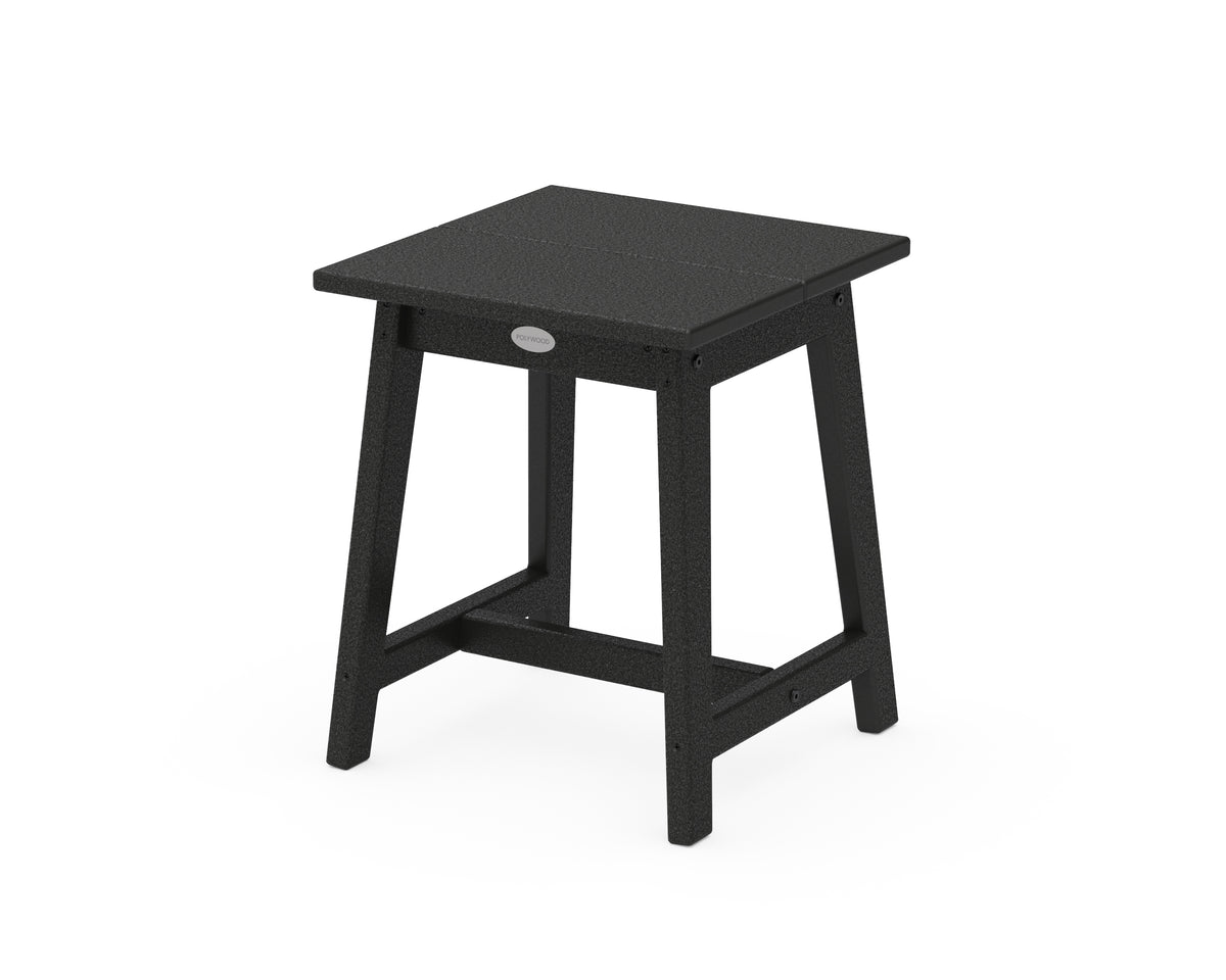 POLYWOOD Studio Side Table in Black