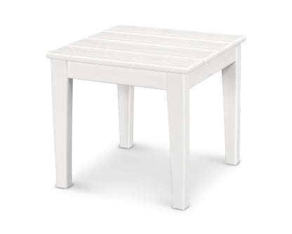 POLYWOOD Newport 18" End Table in White