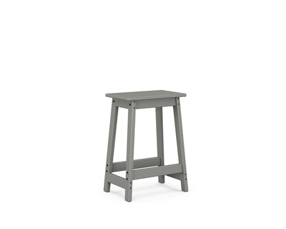 POLYWOOD Modern Studio Counter Stool angle view