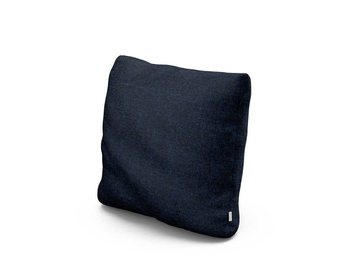 POLYWOOD 16" Outdoor Throw Pillow in Marine Indigo
