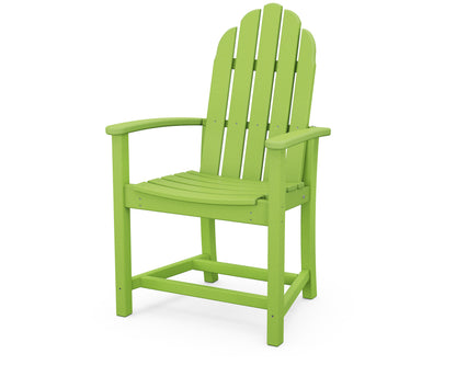 POLYWOOD Classic Adirondack Dining Chair in Lime