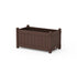 POLYWOOD Vineyard Rectangle Double Planter Box in Mahogany