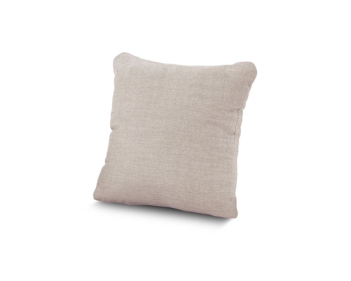 POLYWOOD 16" Outdoor Throw Pillow in Cast Ash