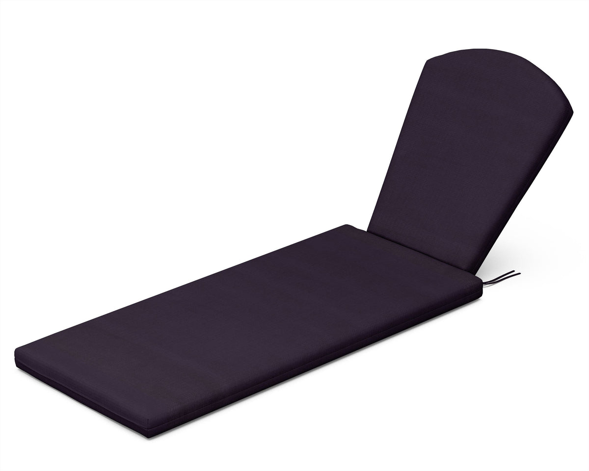 POLYWOOD Chaise Cushion in Navy Linen
