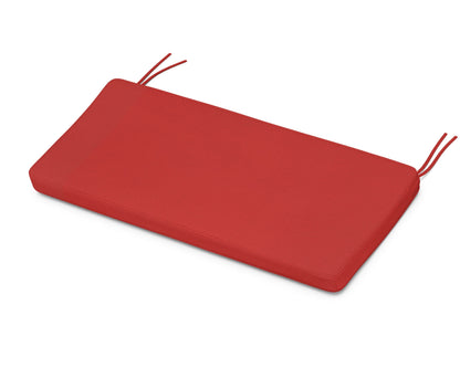 POLYWOOD Chinoiserie 48" Bench Seat Cushion in Crimson Linen