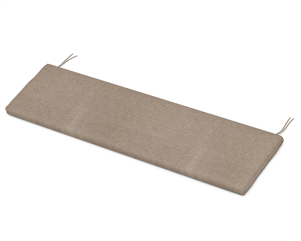 POLYWOOD Ateeva™ Luxe™ 56" x 18" Outdoor Bench and Swing Cushion in Spiced Burlap