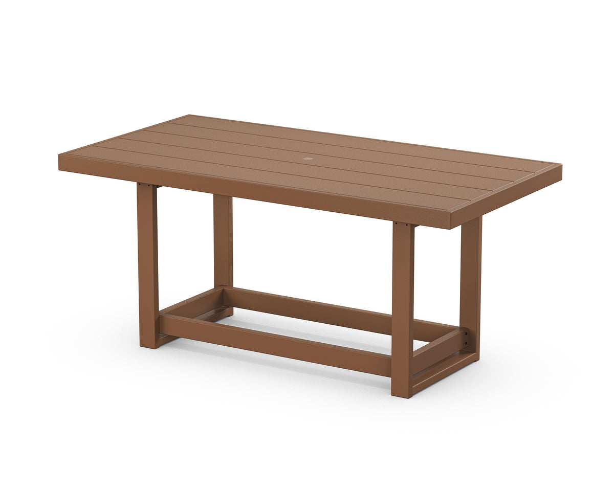 POLYWOOD EDGE 40" x 78" Counter Table in Teak