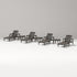 POLYWOOD Estate 7-Piece Chaise Lounge Set in Vintage Coffee