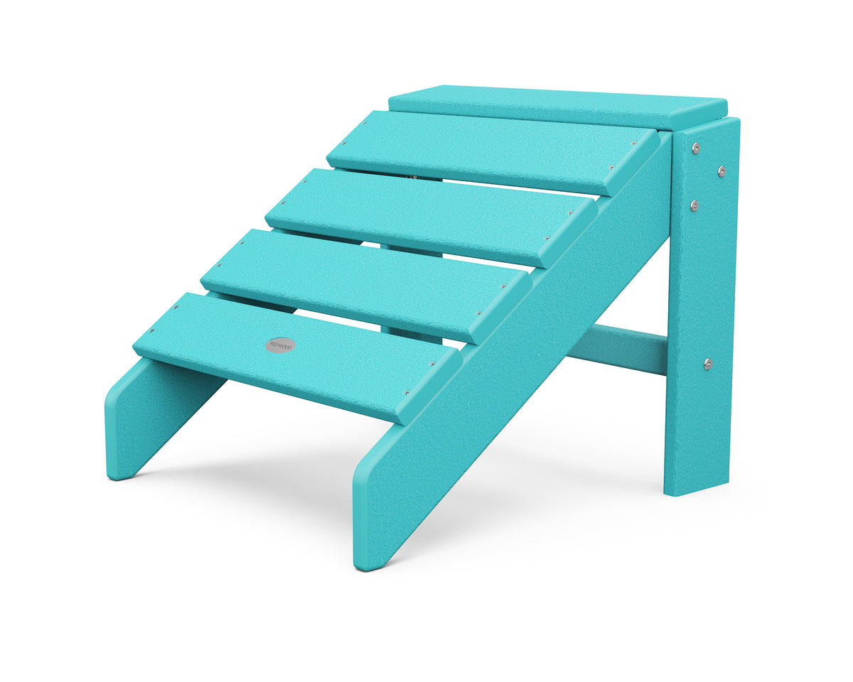 POLYWOOD South Beach Ottoman in Aruba