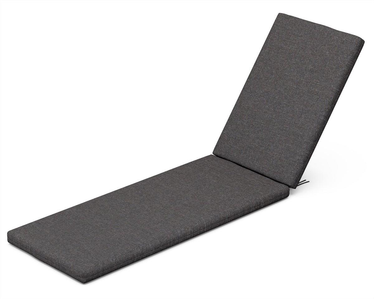 POLYWOOD Chaise Seat/Back Pad in Ash Charcoal