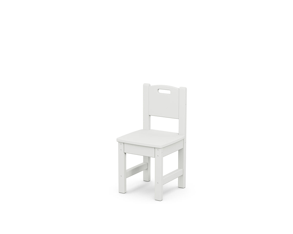 POLYWOOD Toddler Dining Chair in White