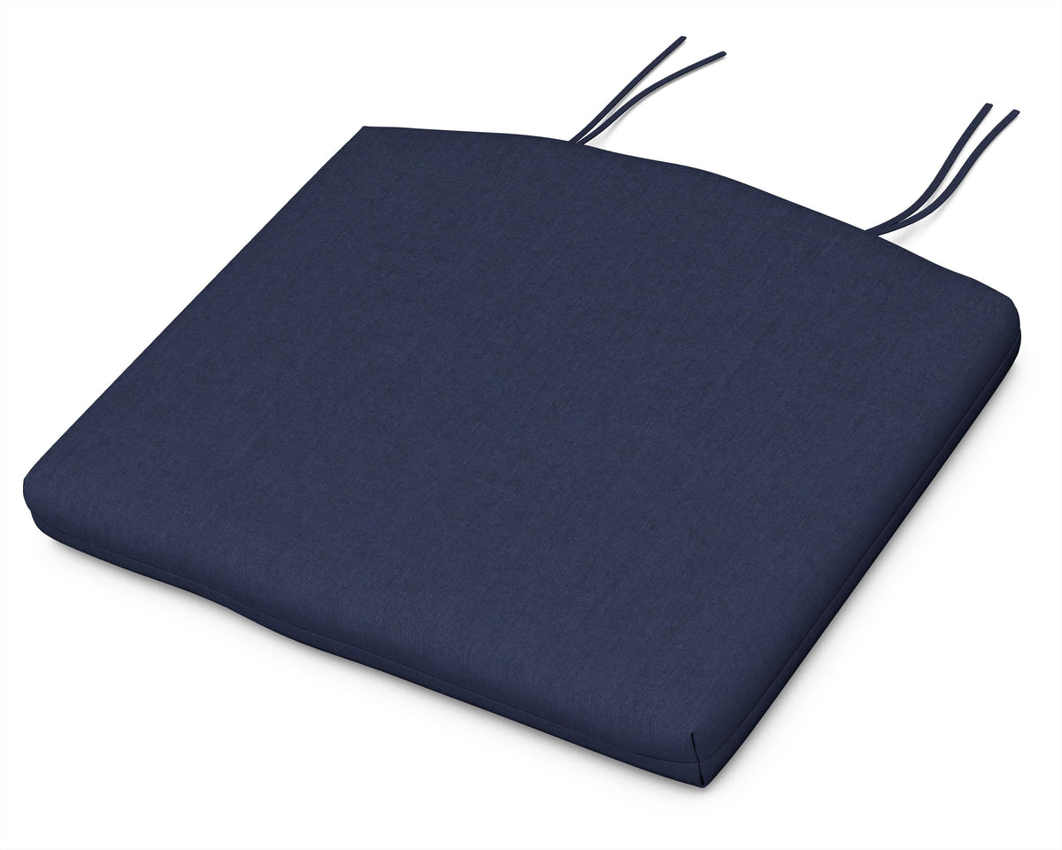 POLYWOOD Standard Seat Cushion 17"D x 20.5"W x 2.5"H in Spectrum Indigo