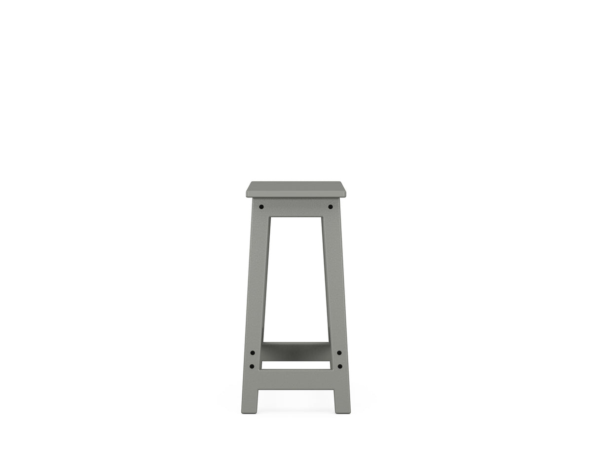 POLYWOOD Modern Studio Counter Stool angle view