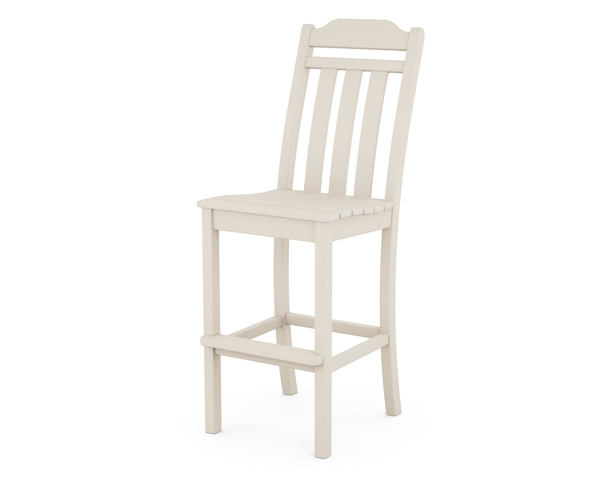POLYWOOD Cottage Bar Side Chair in Sand