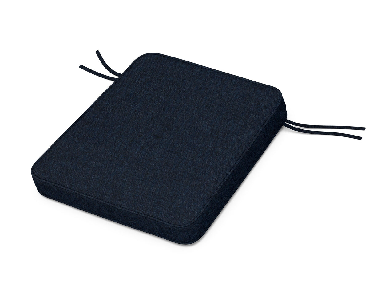POLYWOOD Chinoiserie Rocker Seat Cushion in Marine Indigo
